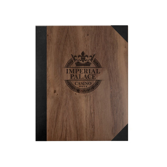 Authentic Wood Card Interior Menu