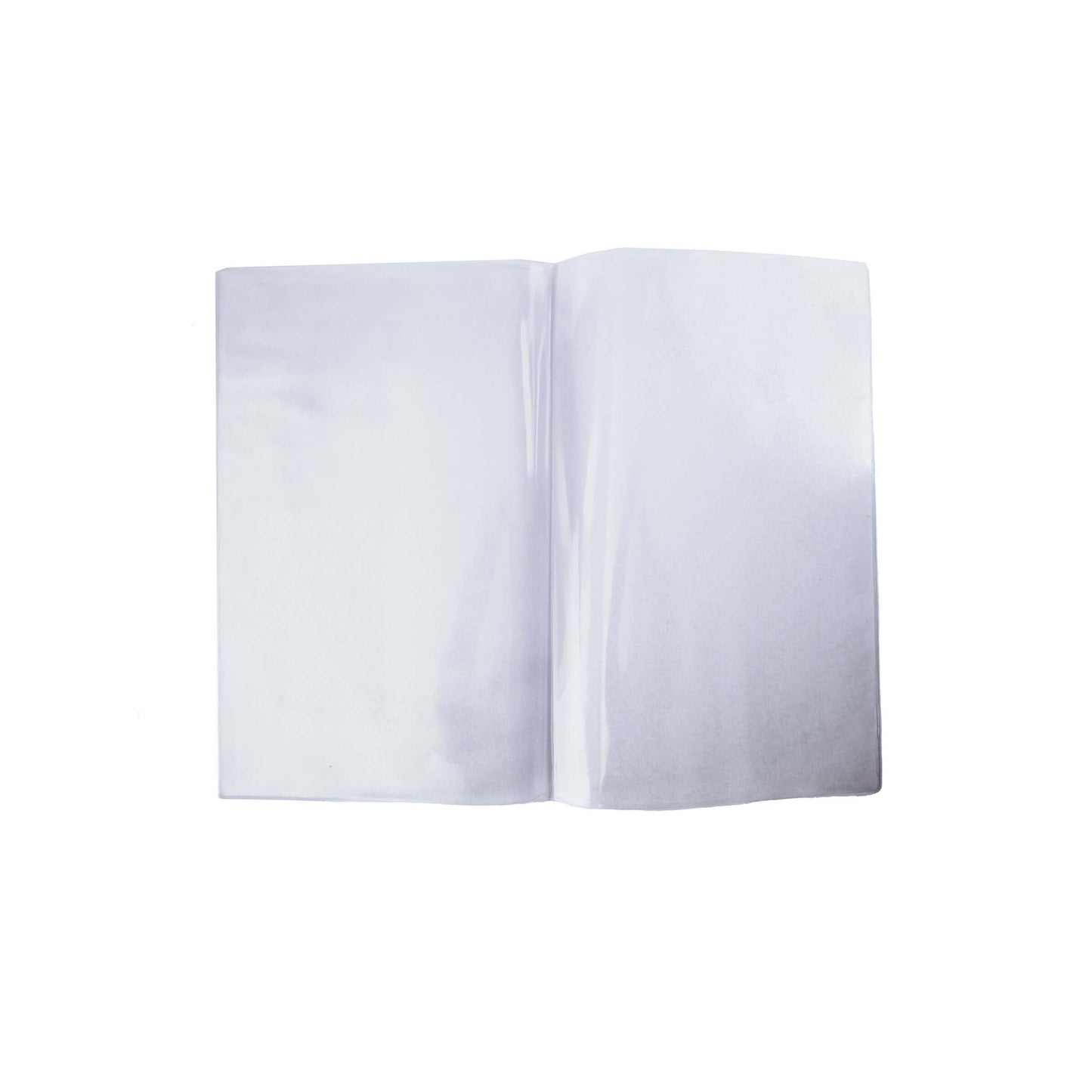 All Clear Heavy-Duty Vinyl Menu Covers - Double Panel Bifold, Four Viewing Sides, 12-Gauge (Pack of 12)