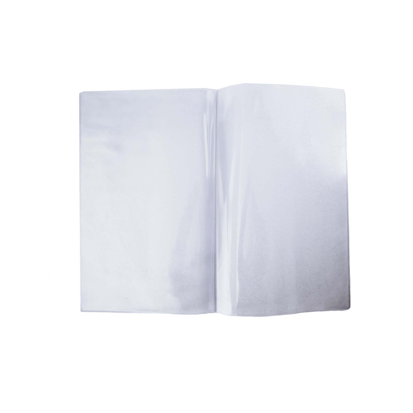 All Clear Heavy-Duty Vinyl Menu Covers - Double Panel Bifold, Four Viewing Sides, 12-Gauge (Pack of 12)