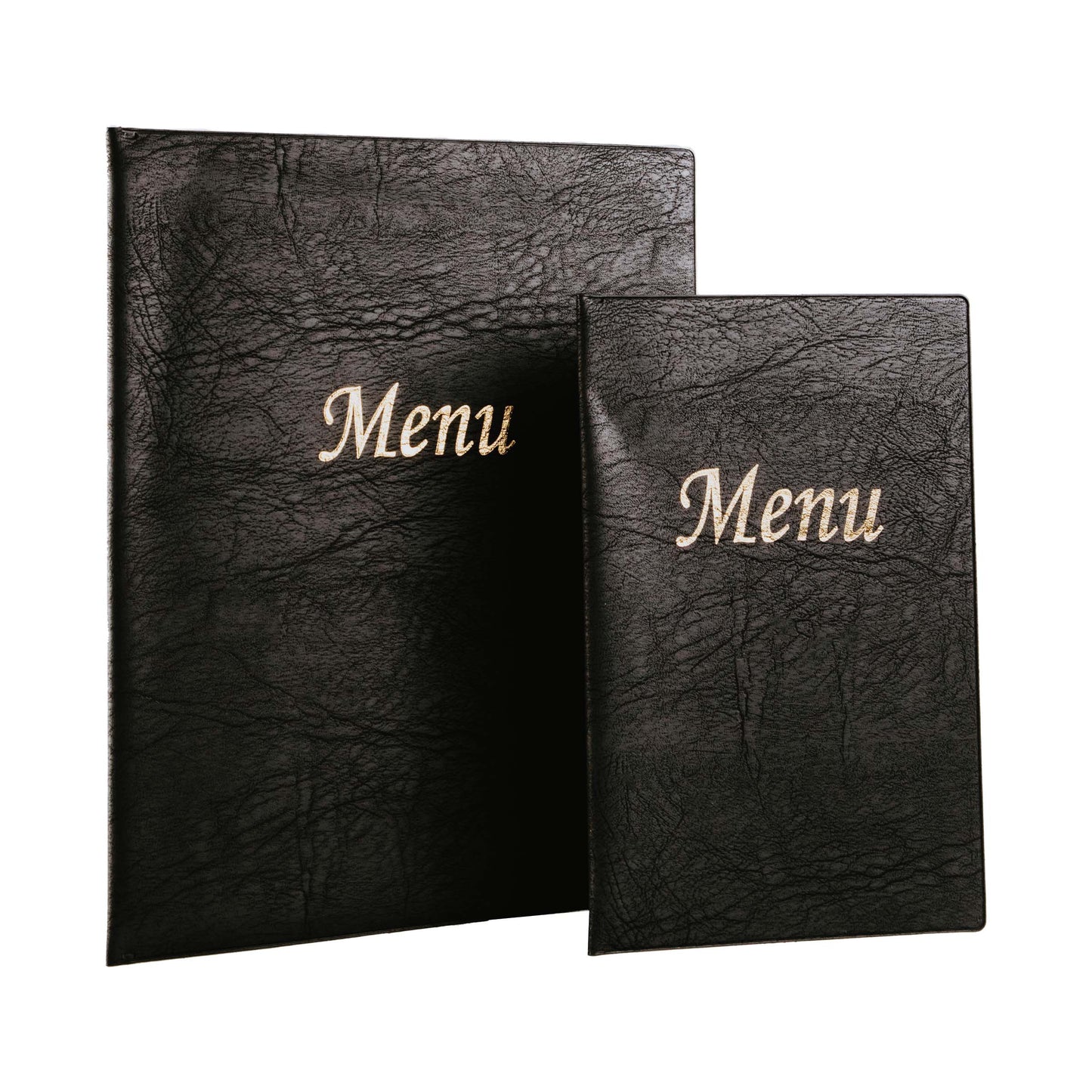 Black Vinyl Menu Covers (Pack of 12)