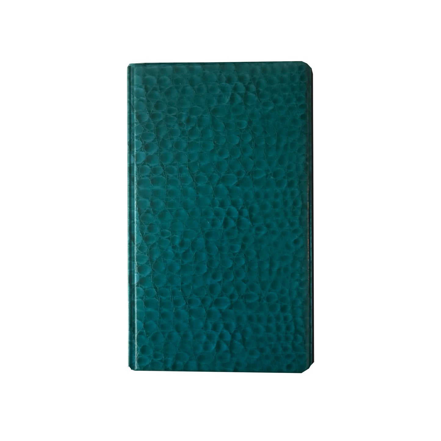 Double Panel, Padded Check Presenter - Faux Crocodile in Aqua (Pack of 12)
