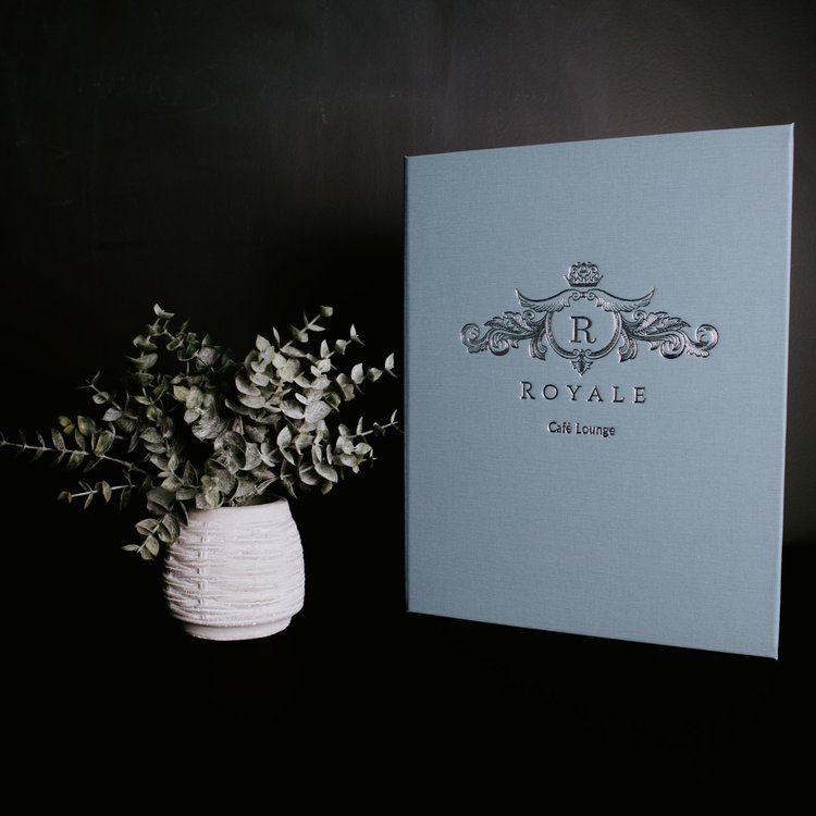 Linen Card Interior Menu