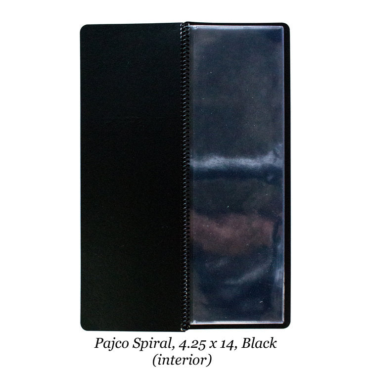 Pajco Spiral Bound Menu