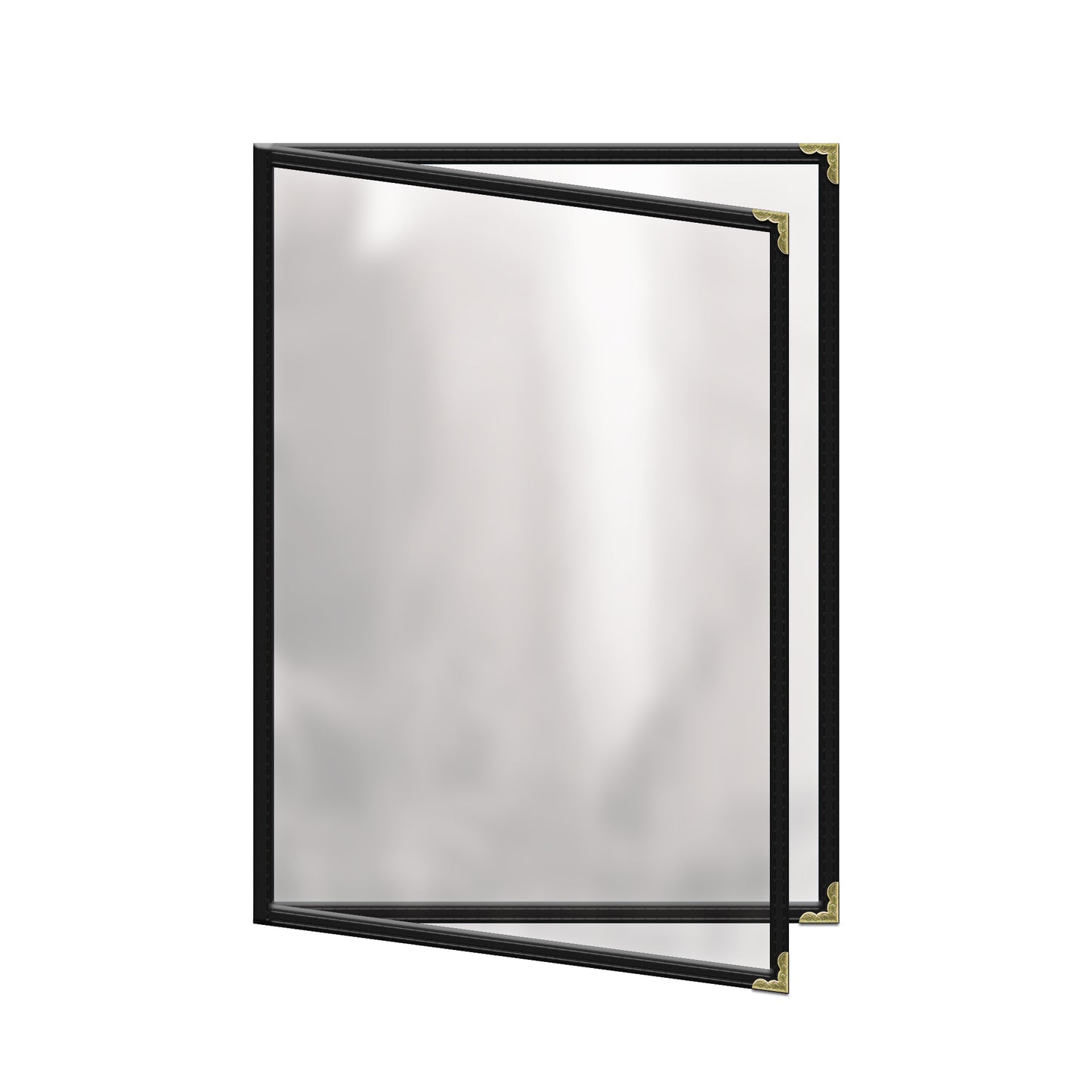 Café Style Menu Cover - Deluxe Sewn - Four View Booklet (TED)