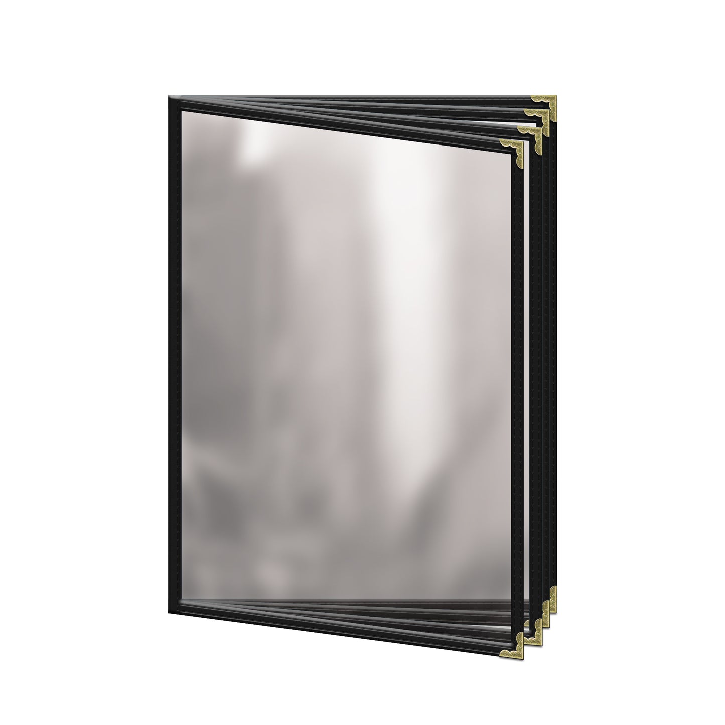 Café Style Menu Cover - Deluxe Sewn - Eight View Booklet (TEDD)