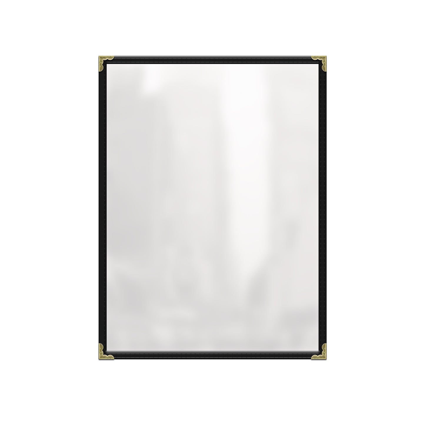 Café Style Menu Cover - Deluxe Sewn - Single Panel, Two-View (TES)