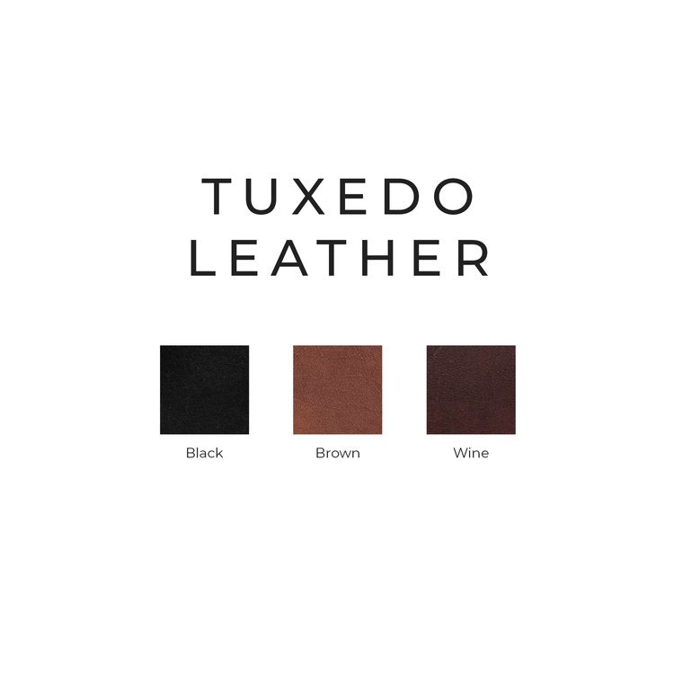 Tuxedo Leather Magnetic Menu Board