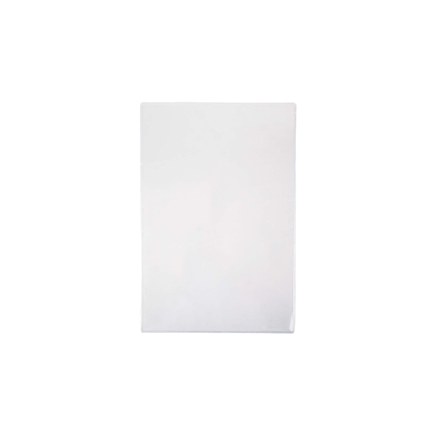 All Clear Vinyl Menu Covers - Single Panel, Two Viewing Sides, 8-Gauge (Pack Of 12)
