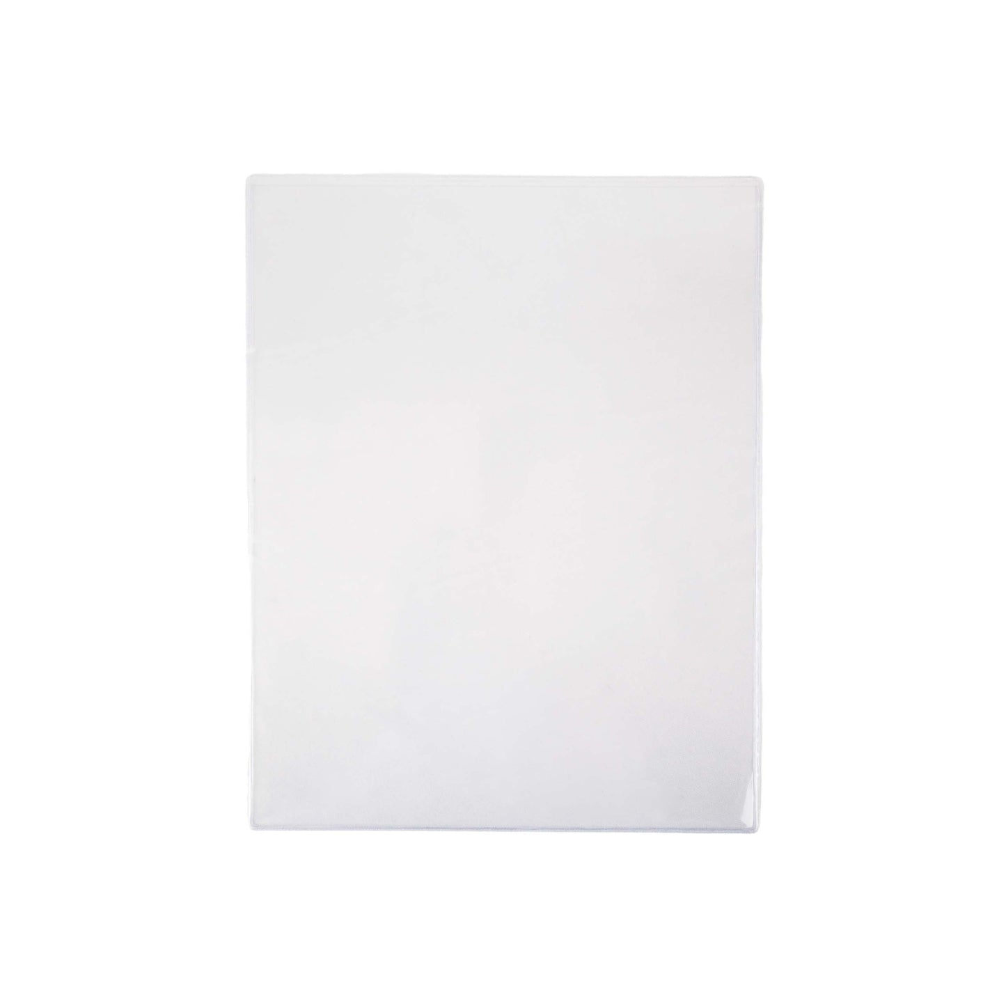 All Clear Vinyl Menu Covers - Single Panel, Two Viewing Sides, 8-Gauge (Pack Of 12)