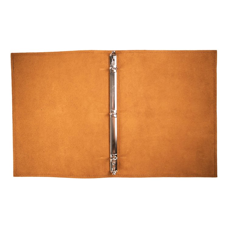 Genuine Leather 3 Ring Binder