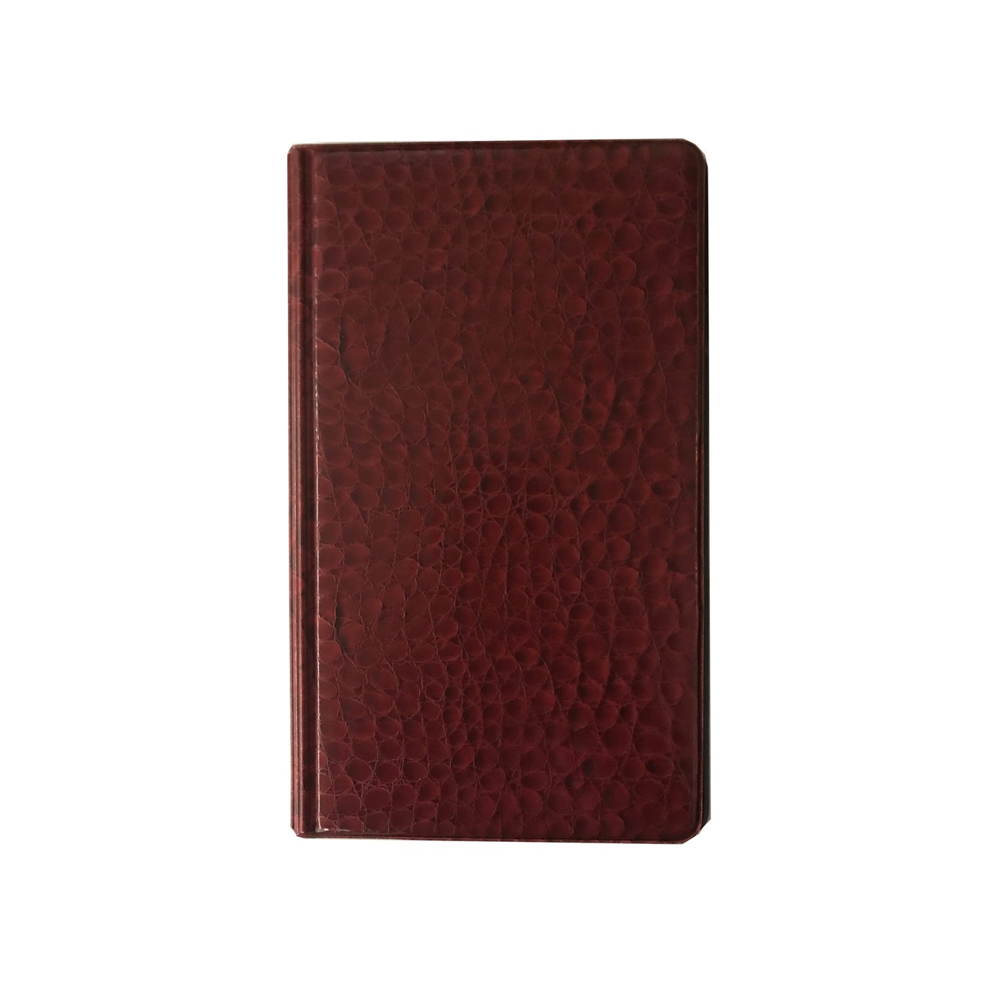 Double Panel, Padded Check Presenter - Faux Crocodile in Wine (Pack of 12)