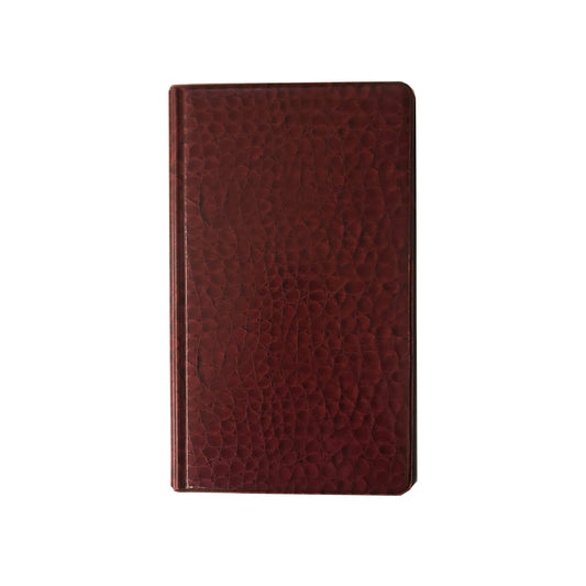 Double Panel, Padded Check Presenter - Faux Crocodile in Wine (Pack of 12)