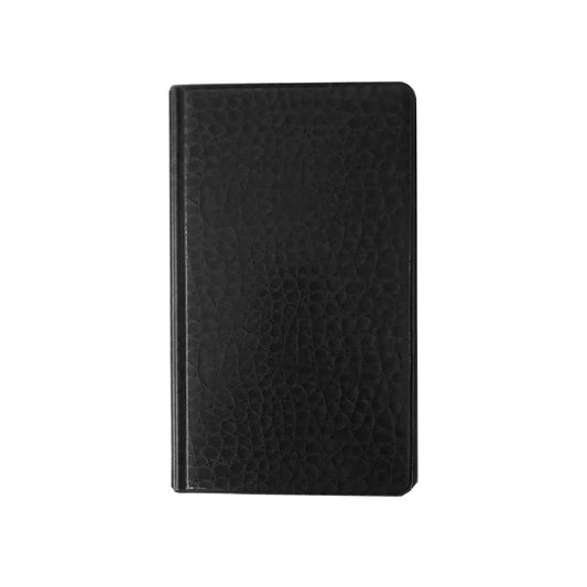 Double Panel, Padded Check Presenter - Faux Crocodile in Black (Pack of 12)