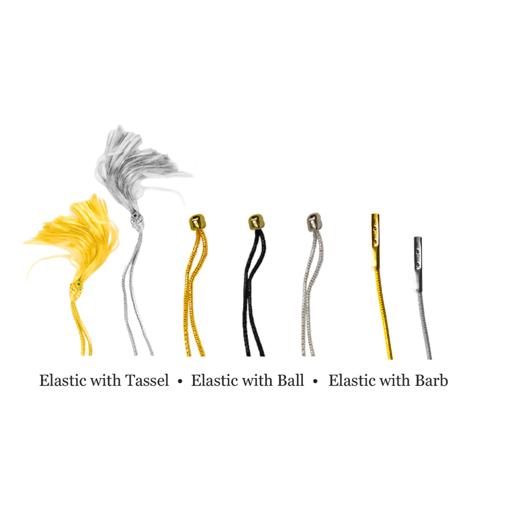 Elastic Bands & Tassels (Pack of 100)