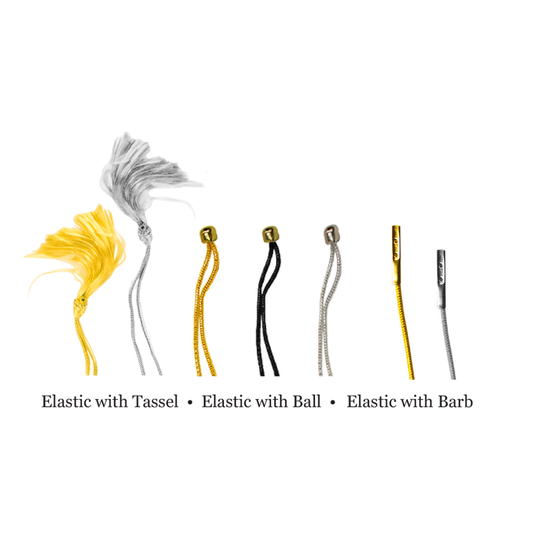 Elastic Bands & Tassels (Pack of 100)
