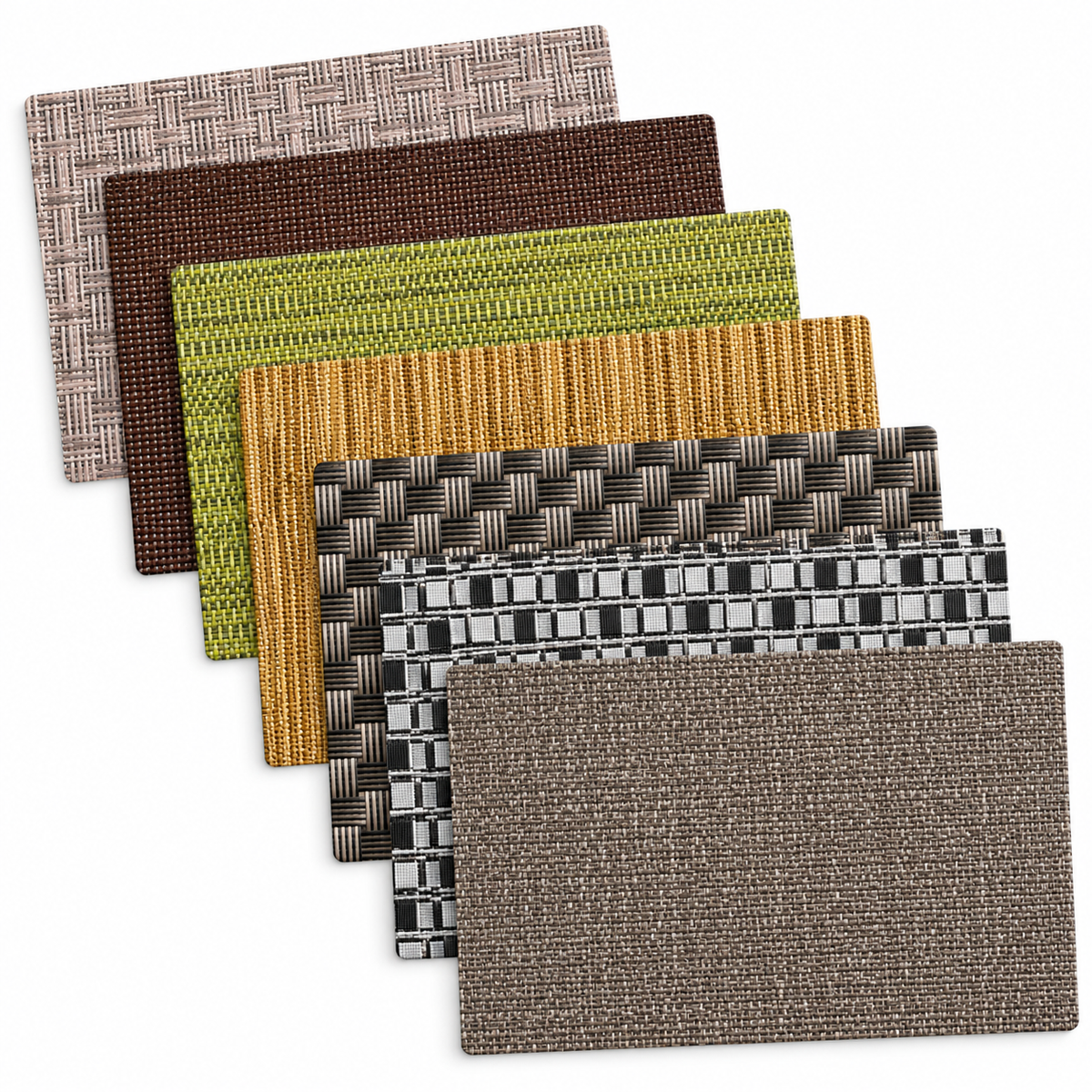 Vinyl Woven Placemats (Pack of 12) - Clearance Styles