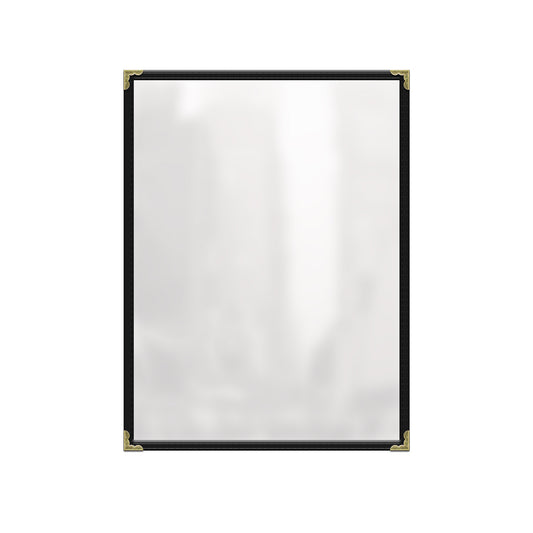 Café Style Menu Cover - Deluxe Sewn - Single Panel, Two-View (TES)