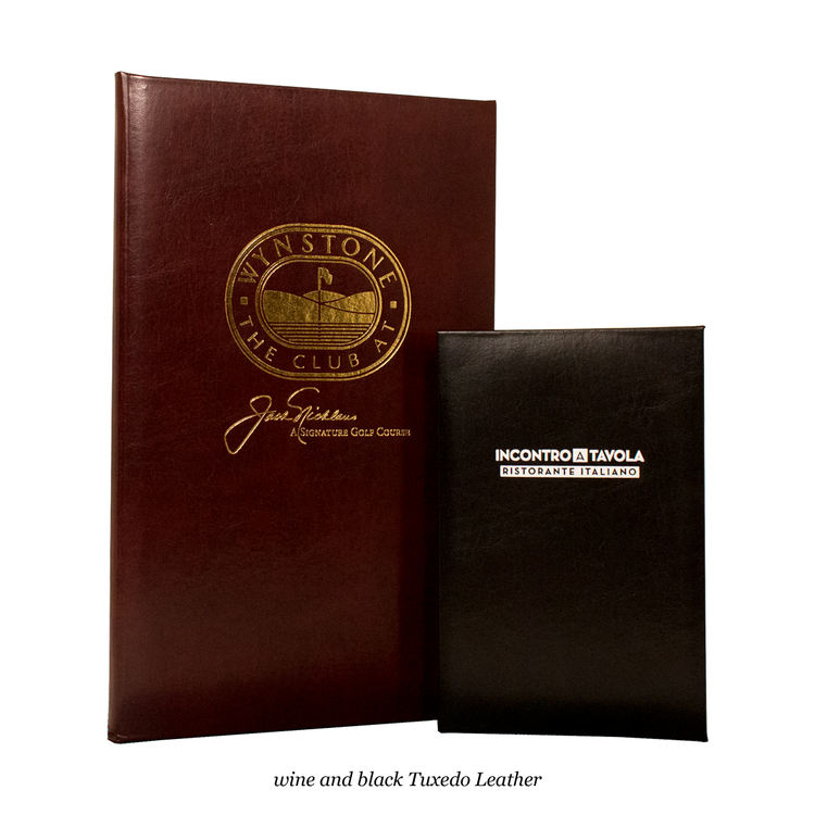 Tuxedo Leather Card Interior Menu
