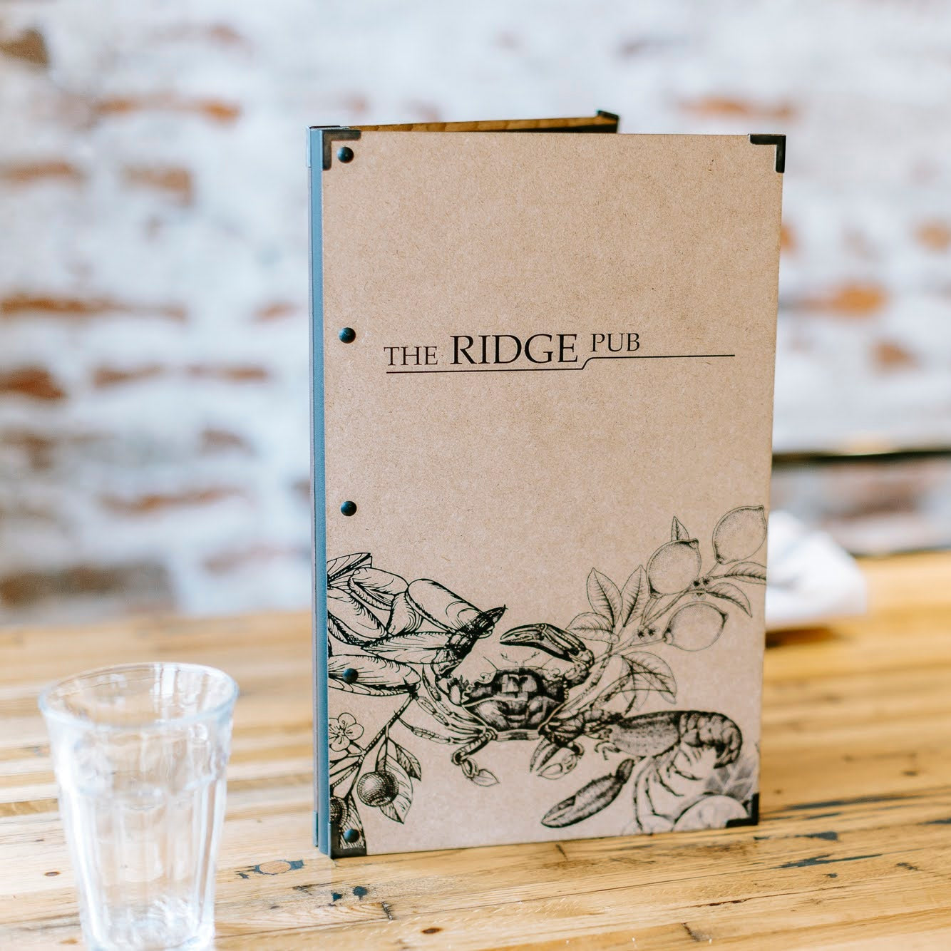 amore menu cover